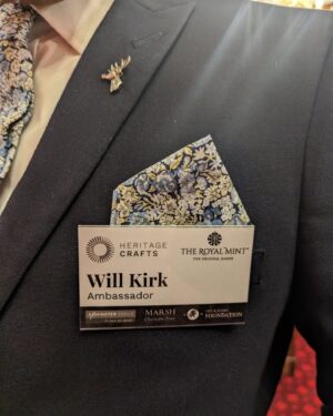 William Kirk Instagram - It was an absolute pleasure to attend the Heritage Crafts Awards Winners' Reception, hosted at the House of Lords. 

Well done to all the nominees and winners. It's always wonderful to have the opportunity to celebrate and champion true talent and craftsmanship.

I'm always proud to say that I'm an ambassador for @heritagecrafts 

Oh and I also bumped into a couple of familiar faces over tea and cake ☺️

.
.

#heritagecrafts