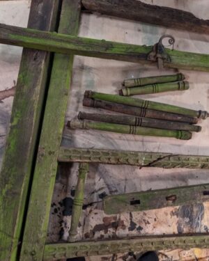 William Kirk Instagram - Once owned by Roald Dahl, this large gate would have been perfect for The BFG himself. It came into the Repair Shop in a damp, green pile and left back on it's hinges 🏡

.
.

#therepairshop #bbc #roalddahl