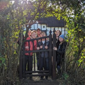 William Kirk Instagram - Once owned by Roald Dahl, this large gate would have been perfect for The BFG himself. It came into the Repair Shop in a damp, green pile and left back on it's hinges 🏡

.
.

#therepairshop #bbc #roalddahl
