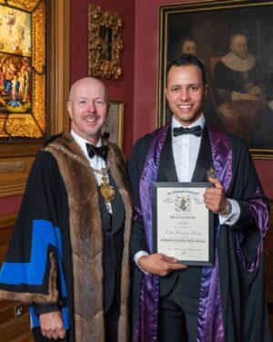 William Kirk Instagram - I recently had the privilege of becoming an Honorary Liveryman for the Worshipful Company of Painter Stainers. 14 years ago they sponsored me to represent my university and the company at the Salon Decorative Arts Fair in Bergamo, Italy. They have certainly inspired me and helped to fuel my love for my craft. Thank you to the new Master, Ivor Macklin for welcoming me and your continued passion to pass on a wonderful heritage skill.

P.s the last to pictures are fine examples of painted wood and marble 🤯

#heritage #heritagecrafts #decorativearts #liverycompany #fauxwood #fauxmarble
