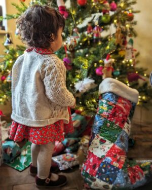 William Kirk Instagram - Merry Christmas from my world to yours 👼🏽 thanks again to my wonderful mate @dominicchinea for handmaking my daughter's Christmas stocking for this year's #therepairshop Secret Santa. She loves it as much as I do. You'll forever be a part of our Christmas family tradition!xxx 🎁