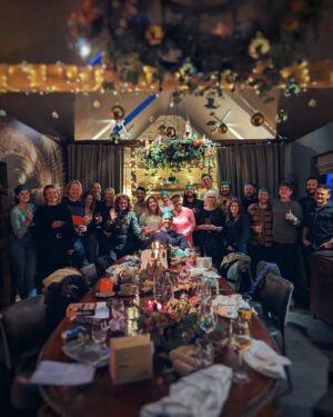 William Kirk Instagram - Christmas festivities in full swing this week with some of the Repair Shop family 🎄🍷🎁☃️

.
.
.

#therepairshop #christmasparty