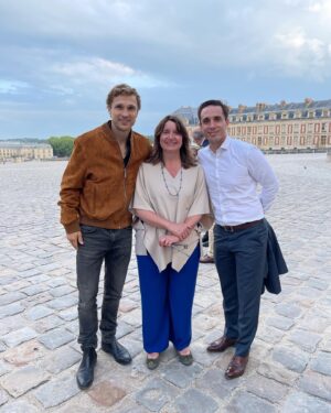 William Moseley Instagram - Thank you @nadia_fares for an incredible, pinch me moment, yesterday. Thank you also to @chateauversailles for a wonderful tour to learn the history of the palace. And thank you to @jbdjebb for helping me to come to France; your kindness and hospitality is beyond anything I could have hoped for. 🇫🇷🌠🏛🤴🏼👸🏽 
Merci beaucoup 🌟🌟🌟