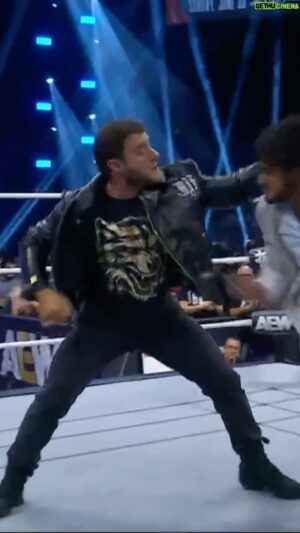 William Muñoz Instagram - The Wolf of Wrestling @the_mjf and @toro_blanco_rush had to be separated during #AEWDynamite!