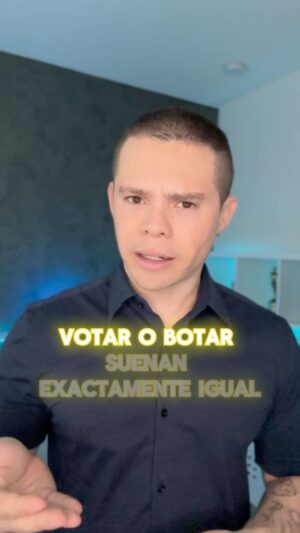 Willy Martín Instagram - ¿Sabías que ‘botar’ y ‘votar’ suenan similar pero significan cosas muy diferentes? 🤔 ‘Botar’ es tirar algo, mientras que ‘votar’ es emitir tu voto en las elecciones. 

Según la RAE, las letras “b” y “v” en español tienen la misma pronunciación fonética. En el español estándar, ambas letras se pronuncian como una bilabial sonora [b]. Este sonido se produce al juntar los labios y hacer vibrar las cuerdas vocales.

Este 28 de julio, no ‘botemos’ la oportunidad de elegir un cambio en Venezuela. 

🇻🇪🇻🇪🇻🇪🇻🇪🇻🇪🇻🇪

¡Asegúrate de ‘votar’ con sabiduría! 

#HablemosBien #EleccionesVenezuela