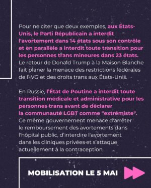 Winona Guyon Instagram - 🚨 je ferai bientôt une vidéo en LSF pour les personnes sourdes qui ne sont pas au courant de cette situation. 🚨
.
Trouve la mobilisation de ce weekend dans ta ville :
Ales : Devant Cratère, 15h
Amiens : lundi 6 mai, 18h, face au tribunal
Angers: place du ralliement, 11h
Aubenas : l’Agora, Place du Champs de Mars, La Poste, 16h
Ajaccio, Corse: devant la préfecture, 10h
Angoulême : place Francis Louvel, 14h
Bayonne : Place de la liberté, 12h
Blois : place de la Résistance, 15h
Besançon : Place Pasteur, 14h
Bordeaux: Hôtel de ville, 14h
Bourges : 15h, place André Malraux
Brest: place de la liberté, 17h
Bruxelles : place de l’Albertine, 15h
Caen: Tour Leroy, 13h
Chambéry : place de Genève, 14h
Clermont-Ferrand: place de Jaude, 14h
Dijon: place Darcy, 16h
Grenoble : Place Félix, 17h
Havre : Hôtel de ville, 15h
La Rochelle : quai du Carénage, 15h
Le Mans: place de la République, 17h30
Lens: 18h, place de la Mairie
Liège : en préparation
Lille : Place Vanhoenacker, 16h
Lorient : Place Glotin, 15h
Lyon: un cortège dans la marche lesbienne, 15h, place Louis Pradel
Marseille : Vieux port, 11h
Metz: Tribunal de Metz, 17h
Montpellier: place de Comédie, 15h
Nancy : place Simone Veil, 15h
Nantes : marche, Grue Jaunes sur l’ile, 14h
Nice : place Garibaldi,
Nîmes: devant la Maison carrée, 14h
Niort : Place de la Brèche, 15h
Orleans : Place de la République, 15h
Paris: République, 14h
Pau : préfecture de Pau, 16h
Poitiers: place du Maréchal Leclerc, 14h
Quimper: Place Saint Corentin, 18h
Rennes: 4 mai, 18h, République. 
Saint-Etienne : Place du Peuple, 15h
Saint-Denis, la Réunion : au Barachois, près de la Grande fontaine, 13h
Saint-Quentin dans l’Aisne : place de l’hôtel de ville, 15h
Saint Omer : 12 rue des Epeers, 16h
Strasbourg : 4 mai, Place kléber, 17h
Toulouse : Jean jaurès, 13h
Tours: place Jean Jaurès, 15h