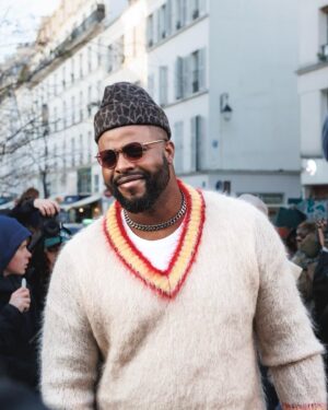 Winston Duke Instagram - Weather cold but Fit is fire …
 #parisfashionweek #winstonduke #mensfashionweek #blackmenstyle #mensstyle