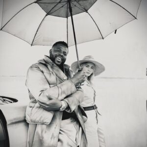 Winston Duke Instagram - Fall guy baby! Just a little bts downtime… pictures that Ryan ran around the set taking of us in between takes… who’s been to Australia… ? What can you tell me of your experience with that Australian sun?!!!☀️ ”  shot through the heart and you’re to blame, You give love a bad name”