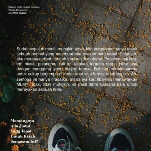 Wira Nagara Instagram - Menulis lagi untuk interpretasi karya Good Morning Everyone, dari lagu "Bukan Denganmu": Memangnya Ada Judul Yang Tepat Untuk Kisah Semacam Ini?
.
Dengarkan lagunya di seluruh platform musik dan nikmati video klipnya di Youtube.
@gme_id / #BukanDenganmu