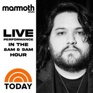 Wolfgang Van Halen Instagram - See you bright & early tomorrow morning on the @todayshow! 🌇