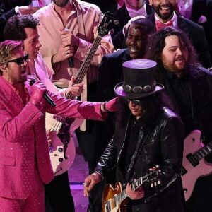 Wolfgang Van Halen Instagram - SUBLIME!

(Thanks so much to @iammarkronson and @wyattish for this once in a lifetime opportunity in being on the score for Barbie as well as last nights performance of I’m Just Ken at the Oscars. Honored to have played a small part in something so incredible.)

#Oscars #Barbie #ImJustKen