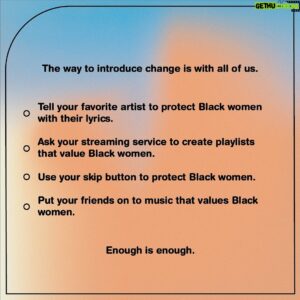 Xavier Omär Instagram - I’ve written an op-Ed on @billboard titled ‘Music Has A Role In Protecting Black Women’ and it’s available in full at my link. Here are just a few notes from it. Please share this in your stories & read the full letter.