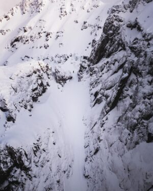 Xavier de le Rue Instagram - The lofoten can be a bit tricky with the weather but the atmosphere is there 😂.
No matter what I much prefer a storm in the middle of nowhere that’s a blue bird in a ski resort… 
#runandgunproject @swatch 

@rossignolfreeride 
@smithoptics 
@blacksheepvan 

📸 @nathanpyr