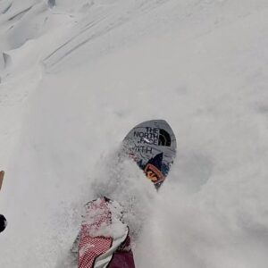 Xavier de le Rue Instagram - We have been down here in Antarctica for almost 3 weeks now and it’s nice to have a better understanding of of the terrain, the snow and to get a better feeling in the board as well.
We have had a lot of different conditions and most of the runs here are Uber steep considering how much the snow sticks to vertical walls.

@thenorthface 
#goprolineofthewinter