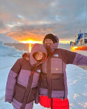 Xavier de le Rue Instagram - The dream trip continues. We are going to be hiding a bit from the weather for a few days until the winds calm down. 
Days are endless here and it’s really hard to stay in the boat to rest so my entire body is a wreck. 
But a happy wreck🤩
@thenorthface