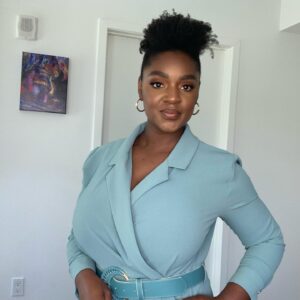 Yaani King Mondschein Instagram - Did some fun press for KON yesterday. Thank you @jazzemakeup and @adenarohatiner for pulling me together!! B T Dubs did y’all catch episode 6 last night? 👀 #TeamBridgette #FreeBridgette @owntv #YaaniKingMondschein