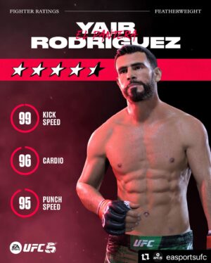 Yair Rodríguez Instagram - More Featherweights in #UFC5 😤
@easportsufc