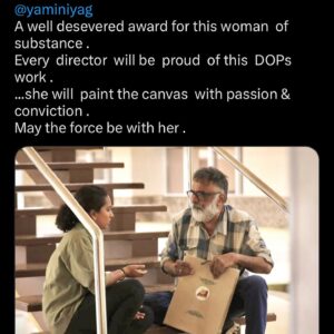Yamini Yagnamurthy Instagram - It was the best day, bestest motivation I could ever get in life, when I received a recognition from you sir @pcsreeram.isc 🙏🏽 Thank you so much for taking me in your team in 2017, trusting and encouraging all of us! I feel very grateful everyday to have worked with you sir 😊🙏🏽