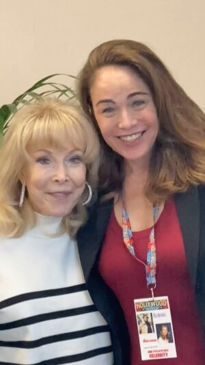 Yancy Butler Instagram - Ladies and gentlemen THE Barbara Eden🙌🏼 Feeling truly blessed to met this ICON today! Unbelievable. Gracious, beautiful, whip smart, absolute legend. Thank you Barbara for sharing part of your day with me. So honored. 🫶🏼

@officialbarbaraeden 

@hollywoodshow1 

#barbaraeden #thehollywoodshow #idreamofjeannie #icon
