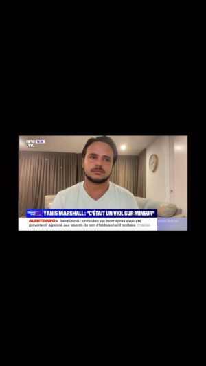 Yanis Marshall Instagram - Je poursuis @brunovandelliofficiel en justice pour viol aggravé, agression sexuelle mais aussi corruption de mineur. De 1990 à 2023 tu as fait beaucoup trop de victimes. Ça suffit. STOP.