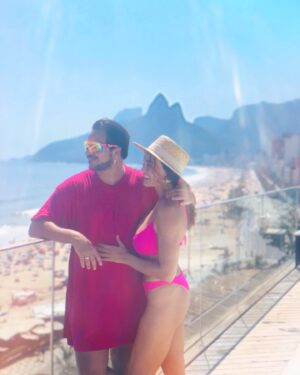 Yanis Marshall Instagram - The perfect end to a beautiful trip!!! Brazil you will always have my heart 🇧🇷☀️❤️ @laurapresgurvic @fasano