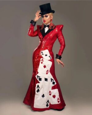 Yara Sofia Instagram - She's a Weener baby!!!! The Puertorican Princess is Ready to play with my RuSisters Tonight at Rupaul's Drag Race Live ! Get your tickets Now!!! 9:30pm Show!!! 

Costume by: @thedragstop_
Photo by: @theclavel

*

*

#dragracelive  #dragbrunchlasvegas #dragbrunchvegas #dragbrunchatsenorfrogs #puertoricanprincess #allstars #dragrace #dragroyalty #rupauldragrace #vossevents #echapalante #gigglethosetitties #lasvegas #vegasbaby #mimosas #Bachelorette #brunch #gaylasvegas