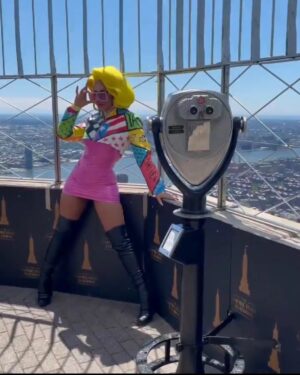 Yara Sofia Instagram - 🔥🕶💋Shades on, reaching new heights as I spot the thrill of 2024 on the horizon. 
Echa Pa'lante and jiggle them titties til you drop henny! 
Happy New Years!!! 
Who's ready???

#echapalante #rupaulqueen  #realjailhousebarbie #rupauldragrace #fanfavorite #dragraceroyalty