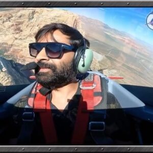 Yash Soni Instagram - જાતે વિમાન ઉડાવા મળે એનાથી મોટી birthday gift શું? The best birthday gift to myself, best memory from Vegas. From flying on top of Grand Canyon to feel like you are in a Top Gun movie. It was worth every second. Thank you @skycombatace for this experience. Thank you @drpatel13 for suggesting this hidden gem.