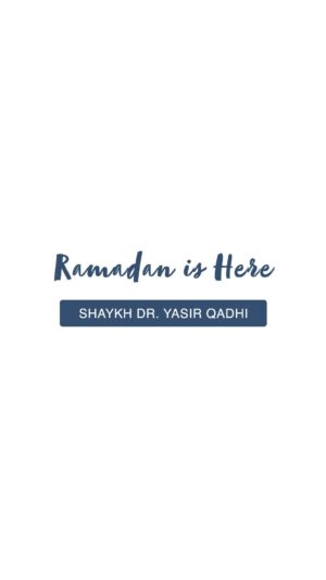 Yasir Qadhi Instagram - Ramadan is Here!

#YasirQadhi #Ramadan #Pray