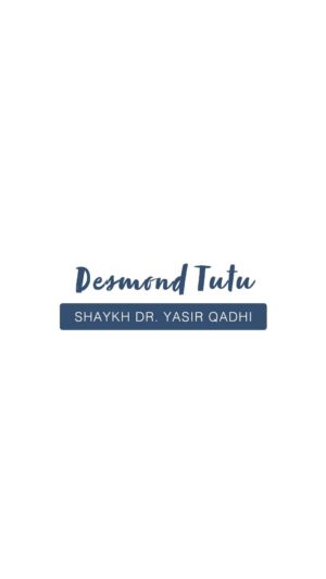 Yasir Qadhi Instagram - Desmond Tutu experienced this first hand…

#YasirQadhi #Reality #Truth