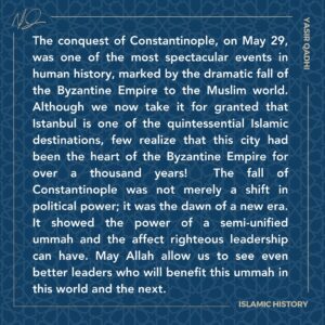 Yasir Qadhi Instagram - The devastation in Gaza is heart-wrenching. It’s even more devastating when you realize how if the Muslims were united with a common purpose, such calamities could potentially be averted. 

This is why it is essential that we learn from the past.
Consider the example of Mehmed II: