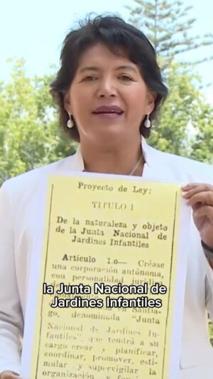 Yasna Provoste Instagram - No puedo dejar pasar este día sin antes desear un muy feliz aniversario a la Junta Nacional de Jardines Infantiles de Chile!! Han sido 54 años (52 en la región de Atacama) de una incansable labor en la formación y acompañamiento en la primera infancia de nuestros niños y niñas, un ejemplo de compromiso y dedicación por un futuro de oportunidades para nuestra sociedad. Muchas felicidades y gracias a todas y todos quienes la conforman por su invaluable contribución!