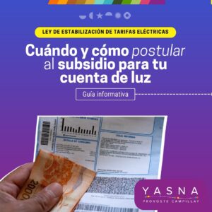 Yasna Provoste Instagram - ¡Buen día! Les informo que partir del 1 de julio se abrirán las postulaciones para acceder al subsidio que te ayudará a enfrentar las alzas en las tarifas de luz 💡. 

👆🏽 Les comparto los requisitos y detalles de cómo postular para acceder a este beneficio.