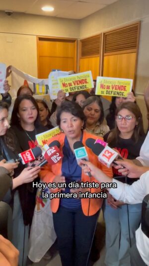 Yasna Provoste Instagram - Lamentamos que hoy la derecha parlamentaria haya aprobado el proyecto de Sala Cuna, con el que solo se busca instaurar un Sename que pone en riesgo y vulnera los derechos de nuestros niños y niñas en la primera infancia.