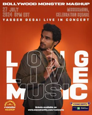 Yasser Desai Instagram - I’ll see you on the 27th Canada walon! 🔥🔥🇮🇳🇨🇦
Lyrics toh yaad hogi na gaano Ko, Gaate hai saath mein! ❤️

@bollywoodmonstermashup @saugalive @canada.council @td_canada @prashantoberoi 

#yasserdesai #canada