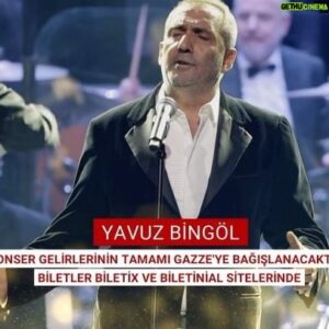Yavuz Bingöl Instagram - Gazze İçin “Ben De Oradayım” 

20 Aralık Çarşamba akşamı 20:00’da @akmistanbul ‘da.

Biletler @biletix ve @biletinial ‘da.
