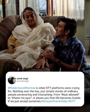 Yeo Yann Yann Instagram - @primevideoin #ModernLoveOnPrime is not just any other show, it's a story made for you and from you 💙 so overwhelmed with the response 🥰