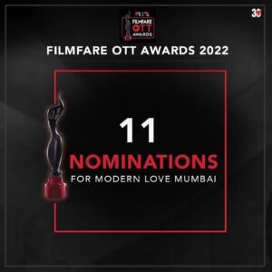 Yeo Yann Yann Instagram - Congratulations to @pritishnandycommunications 11 nominations for Modern Love Mumbai at the Filmfare OTT Awards 2022! 

Vote for our writers, directors and actors and make love win.

https://www.filmfare.com/awards/filmfare-ott-awards-2022/

Part 2/2

#StorytellersToTheWorld 
#30yearsofPNC 

#ModernLoveMumbai 
#filmfareottawards2022 

@pritishnandy2018 @rangitapritishnandy @ishitapritishnandy @shonalibose_ @hansalmehta @vishalrbhardwaj @alankrita601 @sehgaldhruv90 @nupurasthana #tanuja @yeoyannyann @arshad_warsi @pratikgandhiofficial @fatimasanashaikh @ranveer.brar @meiyangchang @primevideoin @filmfare