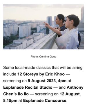 Yeo Yann Yann Instagram - 25th anniversary of Singapore Film Commission. There are many films to be screened in esplanade. Tonight @iloilomovie ! Check out the list of amazing Singapore film @imdasg !!!