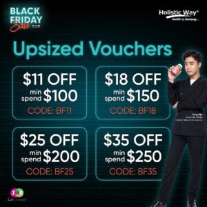 Yeo Yann Yann Instagram - Posted @withregram • @holisticwaysg Unlock the power of premium natural goodness this Black Friday & Cyber Monday with Holistic Way health supplements! 🌟

Elevate your wellbeing with exclusive deals and offers! 🌿 

*Link in bio. While stocks & promo last. 

#HolisticWay
#AHolisticWayADay
#JRLifeSciences 
#BlackFridayDeals #CyberMonday