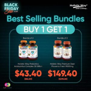 Yeo Yann Yann Instagram - Posted @withregram • @holisticwaysg Unlock the power of premium natural goodness this Black Friday & Cyber Monday with Holistic Way health supplements! 🌟

Elevate your wellbeing with exclusive deals and offers! 🌿 

*Link in bio. While stocks & promo last. 

#HolisticWay
#AHolisticWayADay
#JRLifeSciences 
#BlackFridayDeals #CyberMonday