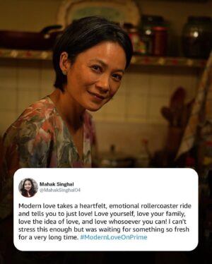 Yeo Yann Yann Instagram - @primevideoin #ModernLoveOnPrime is not just any other show, it's a story made for you and from you 💙 so overwhelmed with the response 🥰