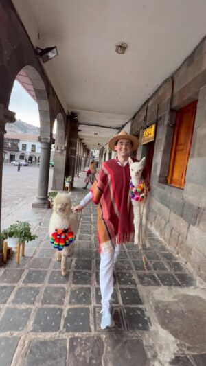 Yevgeniy Malyarchuk Instagram - Meet my Peruvian friends Llama Pablo and Alpaca Sara 🦙🇵🇪 Peru Travel 2023 is still very fun even though there are Peru Protests all over the country! There are not many tourists in Lima , Peru or Cusco, Peru so you will get a very personal experience of the country!🇵🇪✈️🦙 #peru #perutravel #alpaca #llama #peruprotests #limaperu #cusco #machupicchu