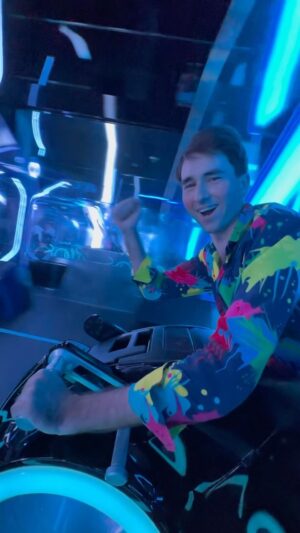 Yevgeniy Malyarchuk Instagram - Tron Lightcycle Run at Walt Disney World is such a thrilling rollercoaster!🤩 It launches at the speed of 60 mph and you are in the grid!🚀 #waltdisneyworld #tronlightcyclerun #tron #rollercoaster