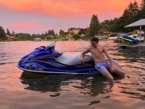 Yevgeniy Malyarchuk Instagram - Our Planet Is So Beautiful 😍❤️🇺🇸🏝 #travel #lake #summer #jetski #love
