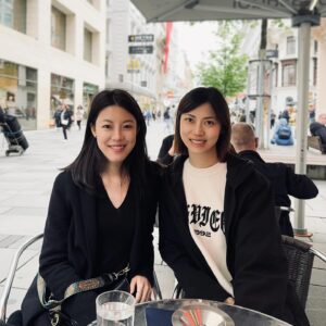Yi Liu Instagram - Friends since 10. 😊 #besties #belvederepalace #cafecentral @cafecentralwien