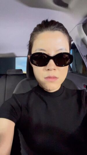 Yi Liu Instagram - I brought my drivers license only to realize..😂 #carscene #driving #driveinmovie #acting #avila