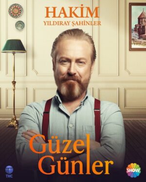 Yıldıray Şahinler Instagram - “Nesli tükenmiş, ince bir insan; Hakim. Menemenin vatanından gelir, Kıymet’in tam karşısına menemenci dükkanı açar. Mazisi, sırları olan bir adam.” 

#GüzelGünler Yarın 20.00’de @showtv’de başlıyor 💫
@tmcfilm

An extinct, courteous human being, Hakim. Coming from Menemen which is the homeland of menemen dish, opens a menemen shop right in front of Kıymet’s. A man with a past, secrets.

#GuzelGünler starts tomorrow at 20.00 on @showtv 💫
@tmcfilm