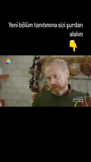Yıldıray Şahinler Instagram - Müsaitseniz Güzel Günler’i yeni bölümüyle Pazar akşamı evinize getiriyoruz.

@diziguzelgunler @showtv @tmcfilm