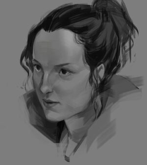 Yingjue Linda Chen Instagram - quick Lunch sketch #lastofus #bellaramsey